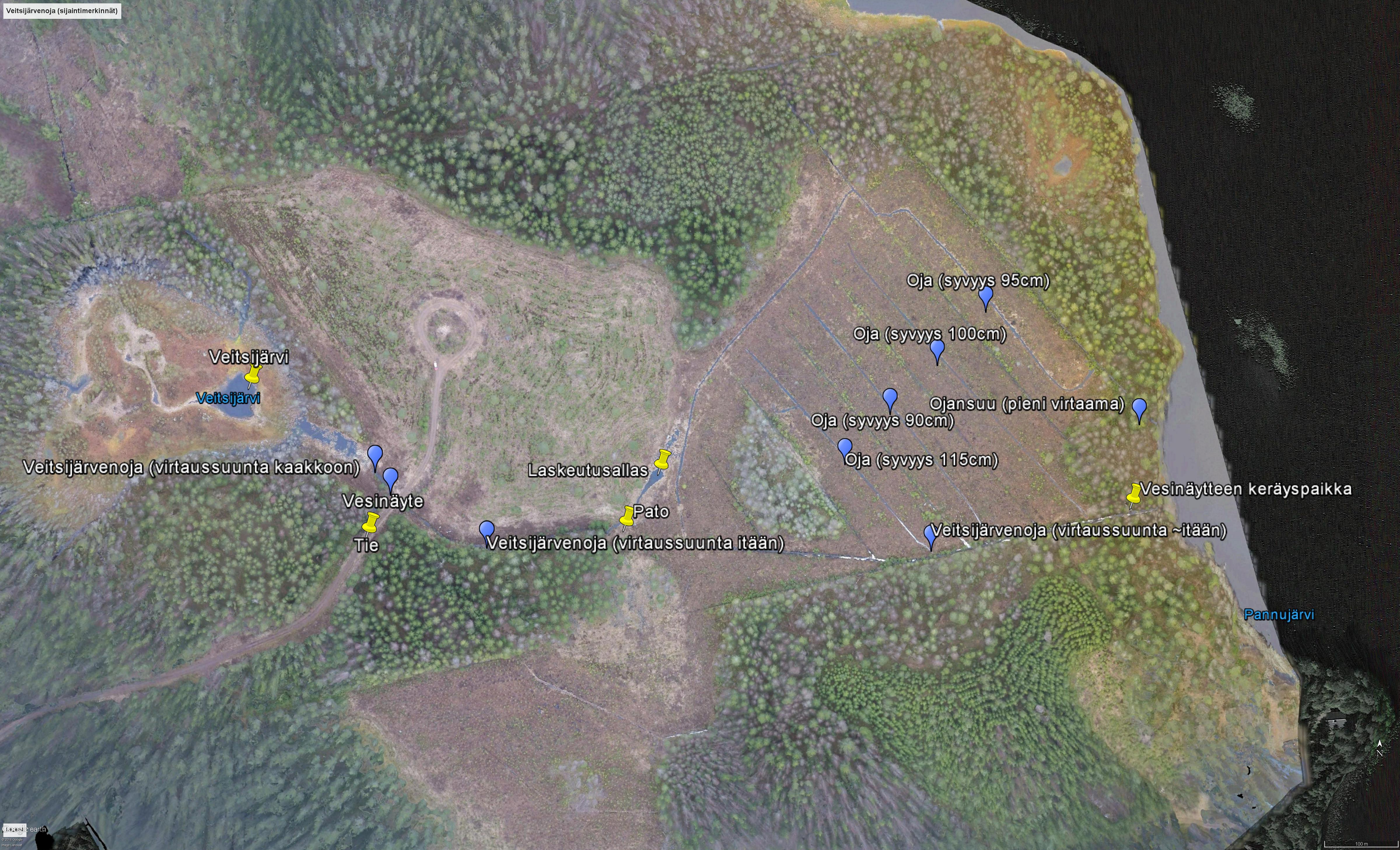 Liite HPH ilmakuva paikkamerkinnöillä 23.9.2016